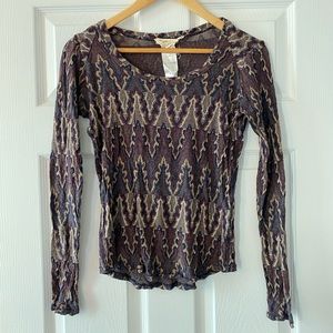 Isabel marant etoile - knit pattern longsleeve - s